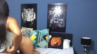 I fuck my hot girlfriend until I have an orgasm.