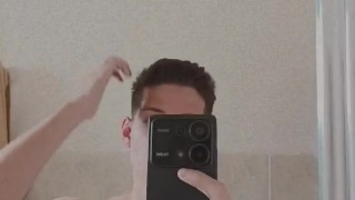 Venezolano caliente en el baño