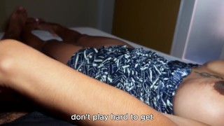 Stepmom and stepson shared bed and have sex . English subtitles. Leyne Rodriguez