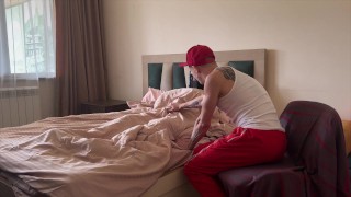 Daddy suggested we rehearse the performance, and he fucked me a little too much and came inside me