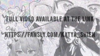 fucks pussy with dildo with dirty talk and cums