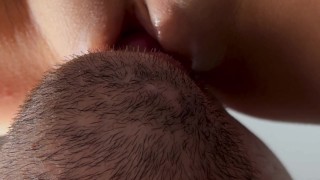 POV Licking a beautiful pussy close up ASMR