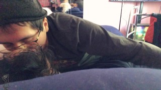 Latino Daddy Kisses Boy Sucks & Titties
