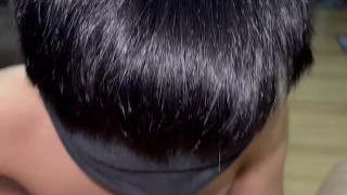 Step Daddy & Twink Step Son Bareback and Cum inside Mouth. Moan, Dirty Talk, Twink Boy, Daddy WiLL