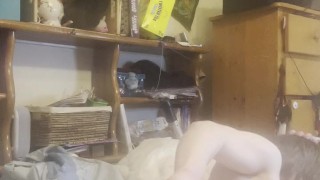 Sissy slut Lee fucking her boi pussy HARD UNTIL he cums