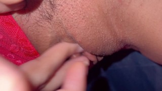 Look how I came, rubbing my clitoris with my fingers.