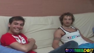 Australian Gay Michael And Danny Plays Fire On Cam