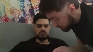 sucking cock and kissing