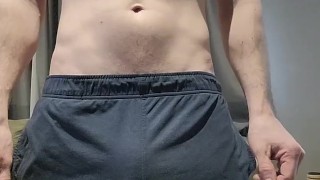 Showing off my heavy monster cock 😜