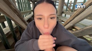 Did They Notice?! Public Park Sex Was Almost Caught