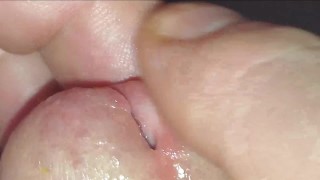 Beautiful Frenum Cock "Extreme Close Up"