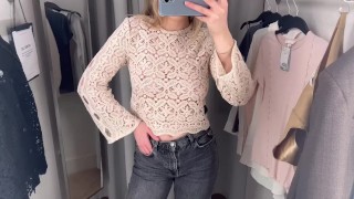 [4K] Best of See Through | Transparent Tops Haul | No bra (2025)