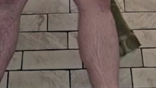 Slave fails film school while milking his prostate while caged.