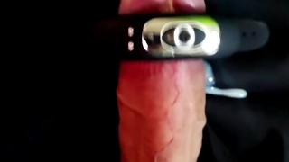Cock ring No hand and Orgasm Incredible ! Sound ASMR