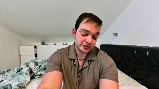 My cock kisses the camera lense biggest wank off 💦
