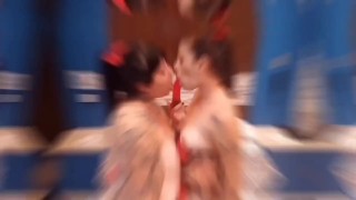 Amigas lesbianas lamiendose y cogiendo hasta el orgasmo - Ft. Solangeyaelok666