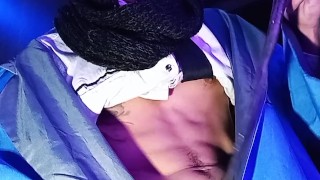 Chico cachondo disfrazado de brujo saca su varita para sacarle arta leche 🔥🤪😘🍆🥵