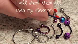 Beautiful Frenum Cock " all my frenum jewelry"