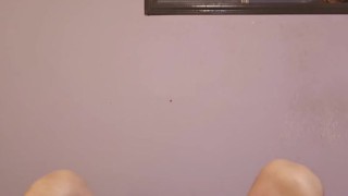 Buckling leather chin strap gag and blindfold