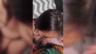 18 year old Native American from Montana teases daddy all day long & gets whats coming to her!