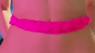 POV Submissive Teen Gagged, Spanked, Used and Pounded until Squirt