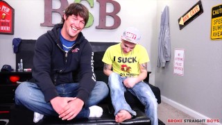 Straight Boy Teaches How To Suck Cock