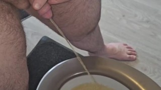 Big Daddy films himself peeing