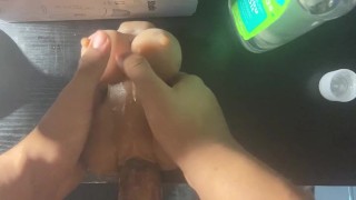 Big Dick Cums On Sex Toy ASMR