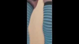 I masturbate with my friend and she puts her cock in me, brunette Latina big ass natural tits big
