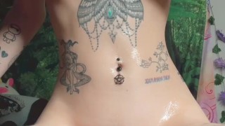 Goth Lifeguard Fucks Pussy with a Whistle + Hard Dildo Fuck | Goth Mommy Lilli