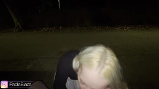 Laska poznana z tindera robi mi loda na pierwszym spotkaniu - POLSKIE DIALOGI