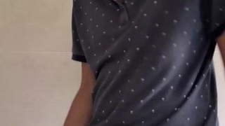 horny guy showing big dick