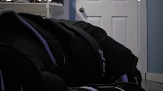 Hockey Jock fills condom