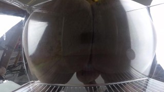 Is This Seat Taken? Trans Girl Sits On You - Crushed By My Ass, Dick and Balls!