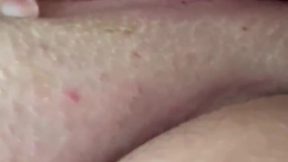 She’s loves playing with her tight wet pussy