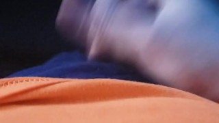 Thick cum from a tiny dick