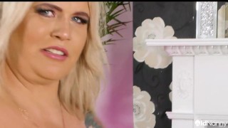 British Mature MILF Tigger Sensual Striptease And Toy Play