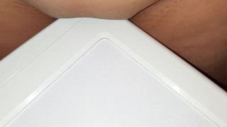 I Rub My Clit On The Washing Machine While It Vibrates And Cum Quickly - IkaSmokS
