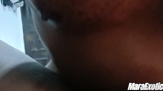 Rainy day Amateur Couple Homemade Passionate Fuck, BBC Cum in Pussy