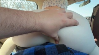 Real Amateur Grinding In Tight Leggings