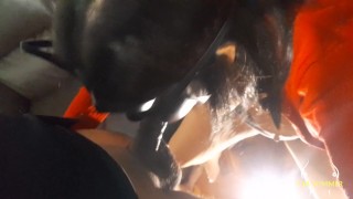 I give my ex-boyfriend a blowjob and let him finish and cum on my tits.