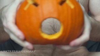 Pumpkin fucked and seeded by big daddy cock