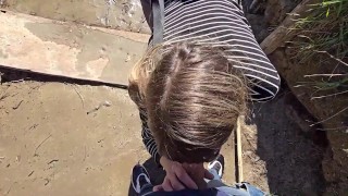 Naughty Adventure: Blowjob for a Fisherman Dry on the Dock
