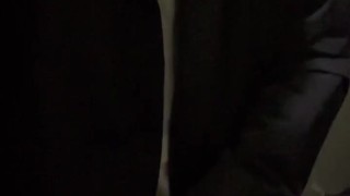 young twink actively jerking off in the toilet