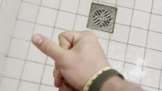 young twink cums hard in the shower