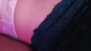 cummed on a cute girl after a blowjob