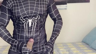 🥛SPIDERMAN MILK🥛Big Cumshot!!