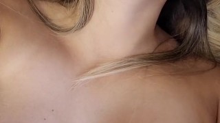 Breathless, body trembling, begging for more