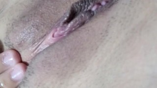 She’s soaked, overstimulated, unable to stop herself