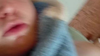 Slow motion points of view of a BBC-gangbang-thirsty gayslut , putting the hentai dildo up her ass
